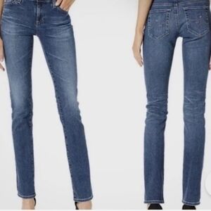 Adriano Goldschmied Harper Straight Leg Jean, 26R, Indigo